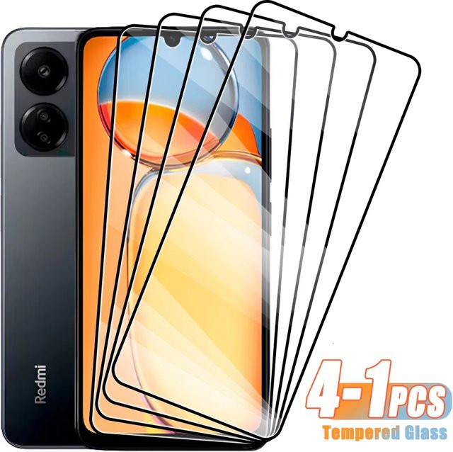 Xiaomi HD Displayschutz aus gehärtetem Glas für Poco F5, M6 Pro, X5, M6 C65, M4 Pro, X4 NFC, GT 5G, F5 Pro, F6 Pro, X6, C40, C55 in Transparent - Bild 1