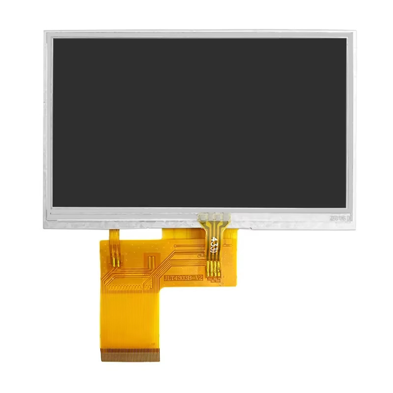 4,3 Zoll TFT-LCD-Display mit HDMI-Treiber und kapazitivem Touchscreen, RGB IPS Vollansicht, ST7625 NV3047, Schwarz - Bild 3