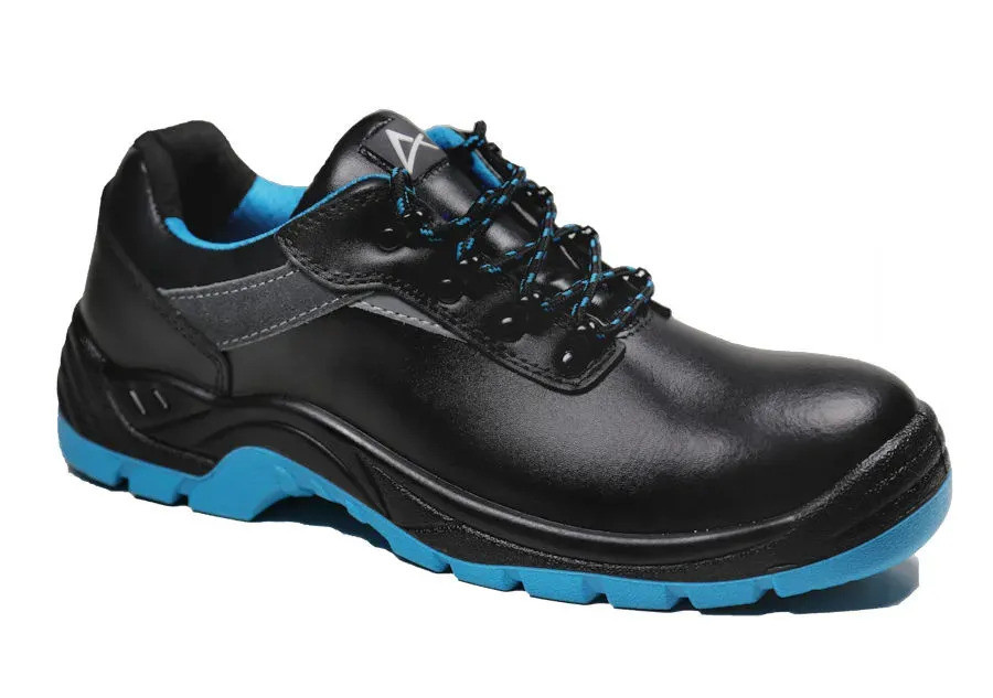 Sicherheitsschuh Alpha-Tex KIEL S3 SR in Schwarz aus Leder - Bild 1