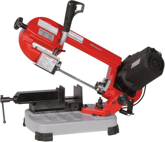 Holzmann Mobile Metallbandsäge BS125M 230 V in Rot mit 400 W und 1435 mm Sägeblatt-Länge - Bild 1