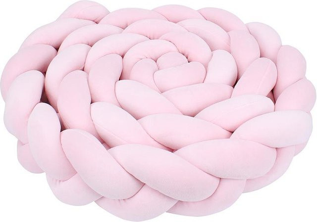 Yexin Dian Baby-Gewebebänder als Stoßschutz für Kinderzimmer und Gitterbetten, Pink, Länge: 2 m - Bild 1