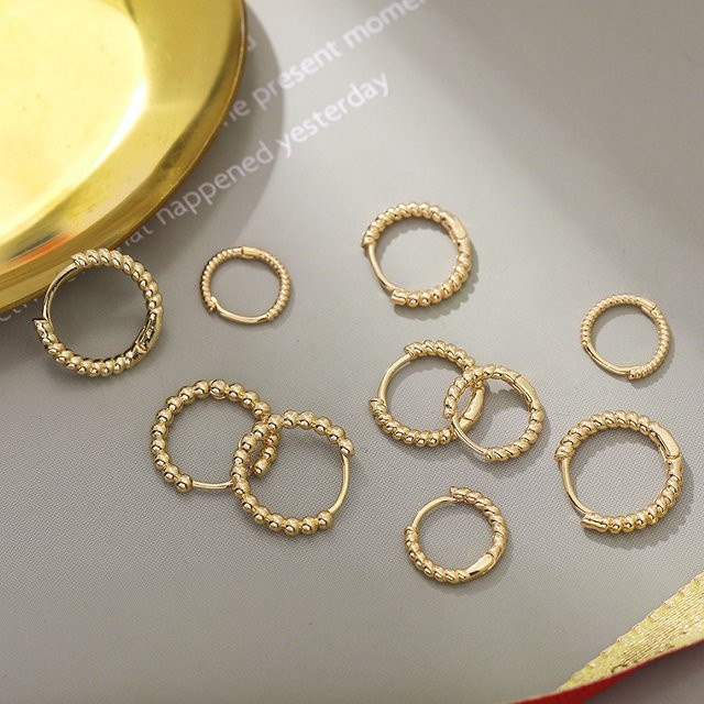 Erpels Creolen, Gold, Damen, minimalistisch - Bild 1