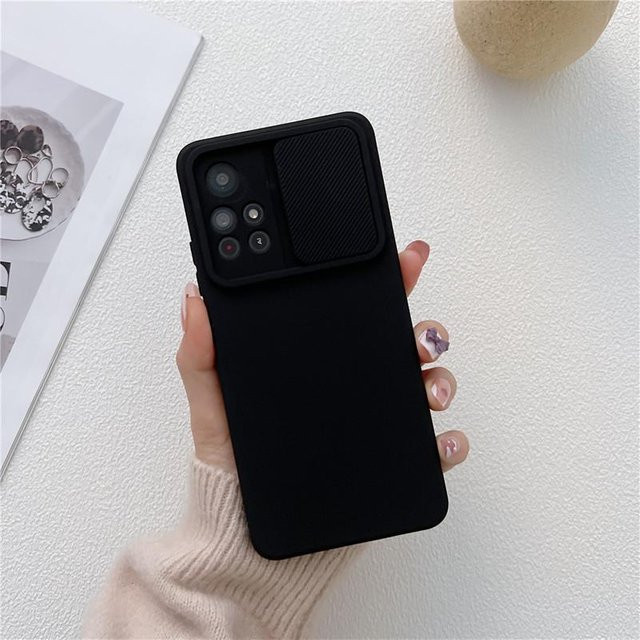 Xiaomi Schieb-Kamera-Schutzhülle in Schwarz für Mi 12T 11T 11i 10T Pro Lite Poco X5 X3 F3 Redmi Note 12 11 10 9 9S K40 9T Pro - Bild 1
