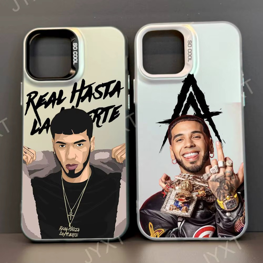 Handyhülle im Rapper A-Anuel AA Design für Apple iPhone 11 12 13 14 15 16 Pro Max Plus, Multicolor, Protect Plating Schutzhülle - Bild 2