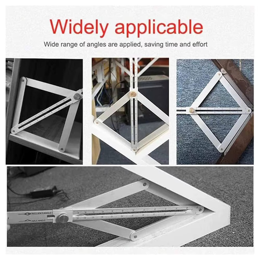 Etmakit Winkelmesser aus silberner Aluminiumlegierung für die Holzbearbeitung - Bild 3