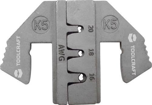 TOOLCRAFT Crimpeinsatz Deutsch DTM/DT/DTP für Zange PZ-500, Farbe: Silber, max. 1.5mm² - Bild 1