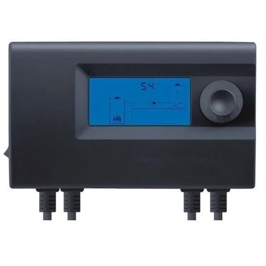 Euroster Speicherlade-Regler 11B mit LCD-Display und Anti-Stopp-Funktion in Schwarz - Bild 2