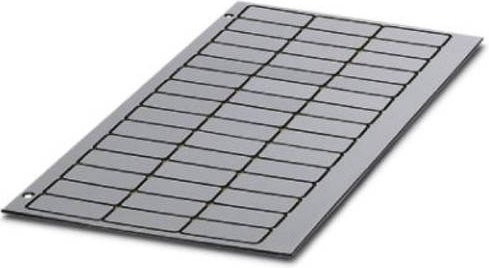 Phoenix Contact GPE 22X22 SR/R Gerätemarkierung Silber, Beschriftungsfläche: 22 x 22 mm - Bild 1