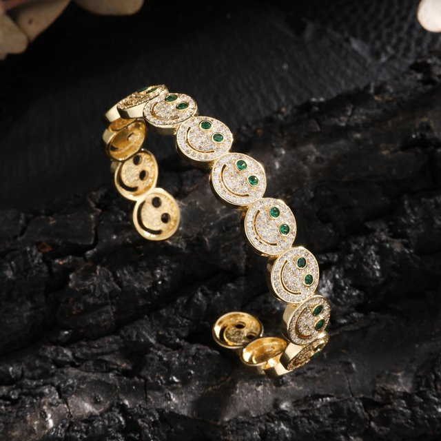 Lucky Star Jewelry Armband, Kupfer, Gold, Zirkonia, Damen - Bild 1