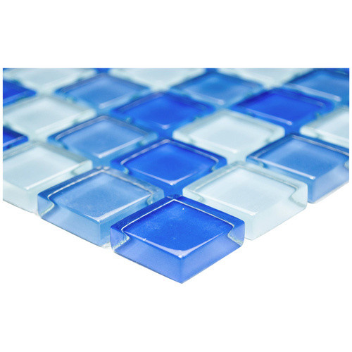 HuH Mosaikfliese Timeless blau aus Glas als Wandbelag oder Bodenbelag B/L: 30,2 x 32,7 cm - Bild 2