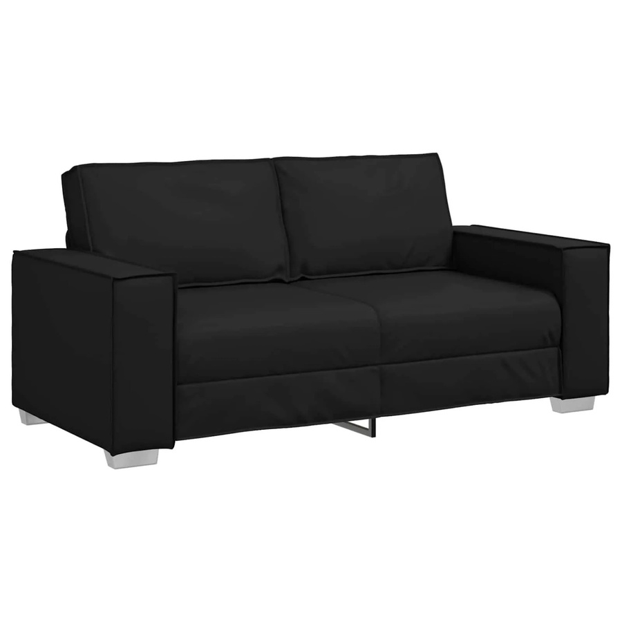 vidaXL Sofa Schwarz mit Stoffbezug, B/T/H: 180 x 80 x 84 cm - Bild 2