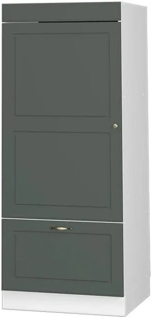 Vicco Mikrowellenschrank Fame-Line Küchenregal im Landhausstil, Farbe Grün-Gold-Weiß, B: 60 cm, H: 153,6 cm, T: 58 cm - Bild 1