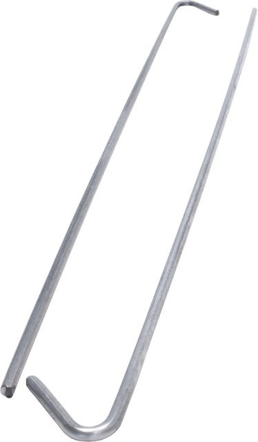 Protektor Abhängedraht mit Haken aus verzinktem Stahl in Silber, Länge: 375 mm - Bild 1