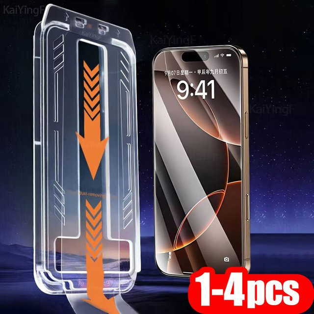 Transparentes Glas Displayschutz für Samsung Galaxy A55 A54 S25 Ultra S24 Plus S23 S22 S20 FE A53 A52 A51 A35 A34 A73 M54 M34 A72 - Bild 1
