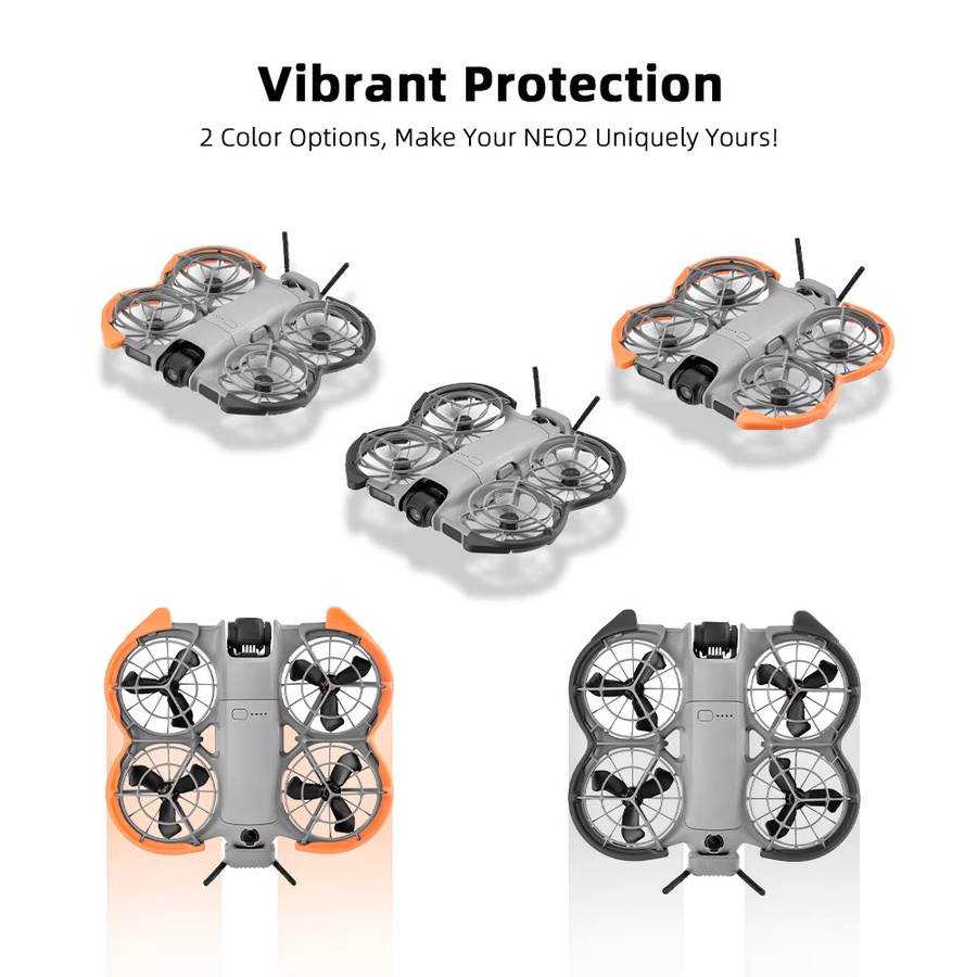 BRDRC Propellerschutz für DJI Neo 2 Drohne in Orange - Bild 2