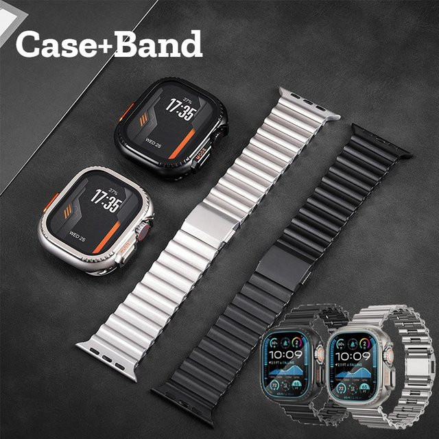 CHIICSMART Uhrenarmband Edelstahl, Silber, Unisex - Bild 1