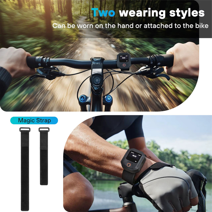 DJI Bluetooth-Fernbedienung mit integriertem GPS für Osmo Action 6, Action 5 Pro und Action 4 in Schwarz inklusive Handschlaufe und Fahrradhalterung - Bild 3
