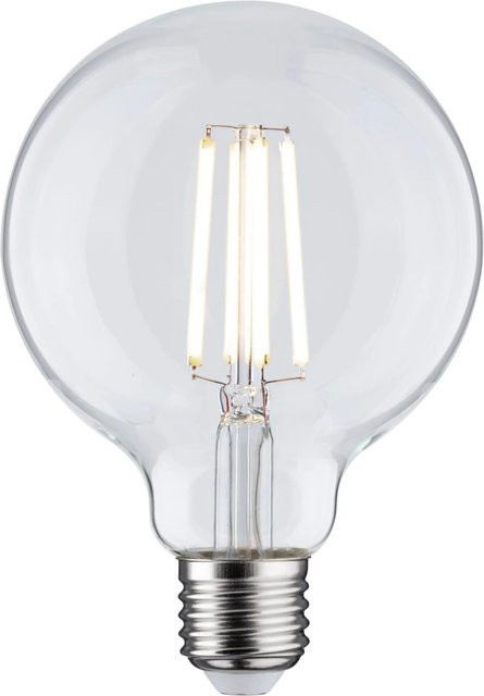 Paulmann LED Leuchtmittel E27 Globeform Neutralweiß 4W Glas Transparent Ø: 9,5 cm, H: 13,8 cm - Bild 1