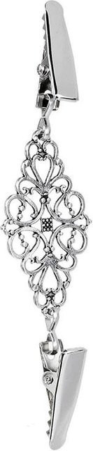 Brosche Entenclips, Perlenbesetzt, Gold Silber, Damen - Bild 1