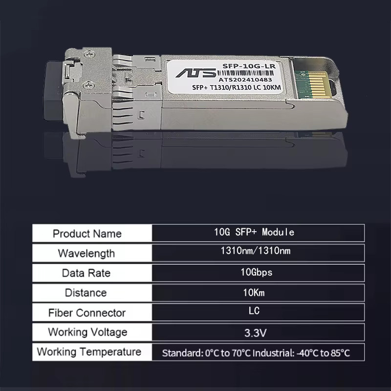 Sevenlayer 10G SFP+ Modul Single Mode LR Duplex LC 1310 nm 10 km Glasfaser SFP Transceiver kompatibel mit Cisco und Mikrotik - Bild 3