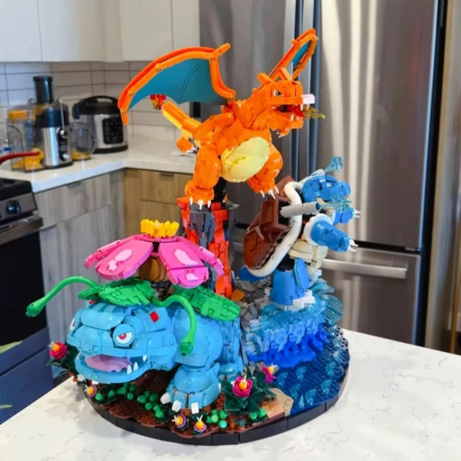 Hot Toys Elfen-Feuerdrachen-Wasserschildkröten-Bausteine, 6838 Teile, ab 14 Jahren - Bild 5