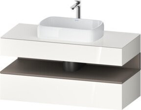 Duravit Waschtischunterschrank Qatego in Weiss, B/T/H: 120 x 55 x 60 cm - Bild 1