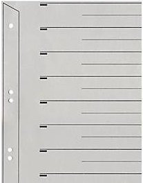 Leitz Trennblätter Nr. 6097, DIN A4, grau, 100 Stück - Bild 1