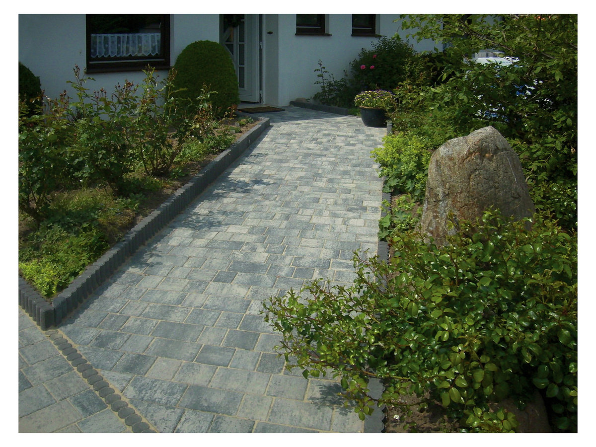 Diephaus Palisadenbordstein Mini Anthrazit B/H/T: 25 x 9,1 x 6 cm - Bild 1