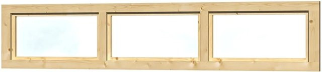 Skan Holz Oberlicht Natur B: 147 cm, H: 30 cm - Bild 1