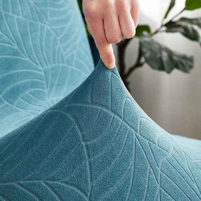 Leorate Wasserdichter Sofa-Bettbezug ohne Arm in Blau aus Jacquard-Polyester, Breite: 120 cm bis 150 cm - Bild 1