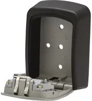 ABUS Schlüsselbox 707 KeyGarage mit Kombinationsschloss in Schwarz und Silber, Wandmontage, Aluminium - Bild 1