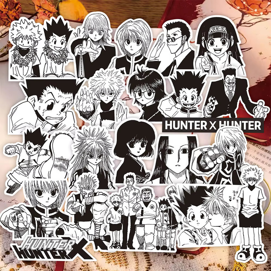 Bandai Hunter×Hunter Aufkleber, Schwarz-Weiß, Set / Bundle - Bild 3