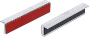 BGS Schraubstock-Schutzbacken aus Aluminium in Silber, 2-teiliges Set, Breite: 150 mm - Bild 1