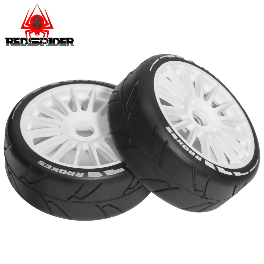 RS RC Flat Track Auto Rallye Autoreifen und Felgen, 1/8 Skala, 103 mm OD, 17 mm Sechskant - Bild 3