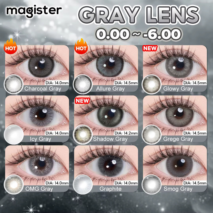 Magister Grey Series Farbige Kontaktlinsen, 6 Monate - Bild 2
