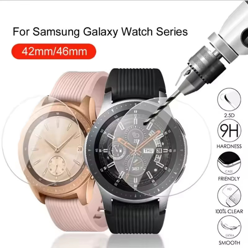 Samsung Displayschutzfolie Glas, 5 Stück, Galaxy Watch4 Watch5 Watch6 - Bild 4