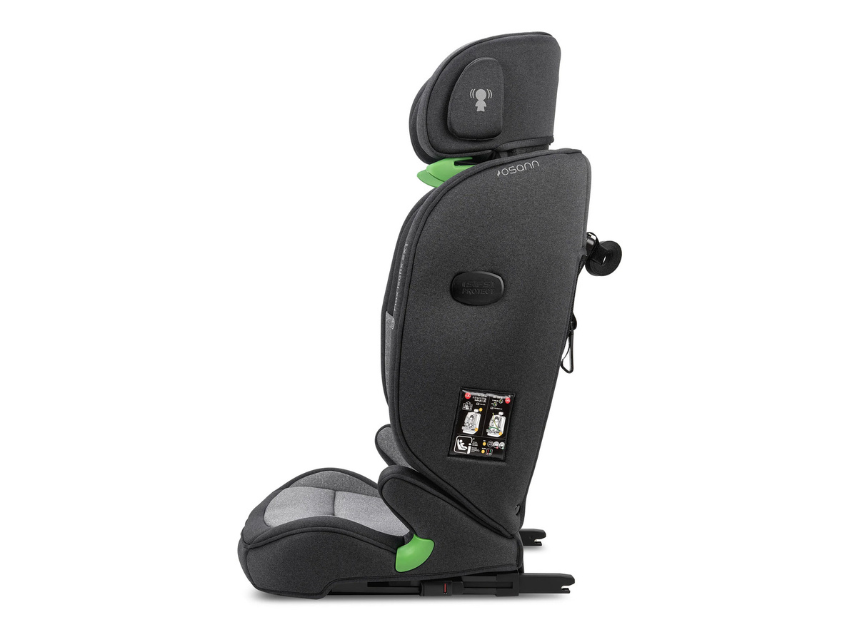 Osann Kinderautositz Flux Isofix eXT i-Size in Grau mit Isofix-Basis - Bild 2