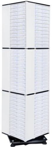 Allit VarioPlus Pro RM 176 Drehständer in Schwarz B/T/H: 44,5 x 44,5 x 171 cm - Bild 1