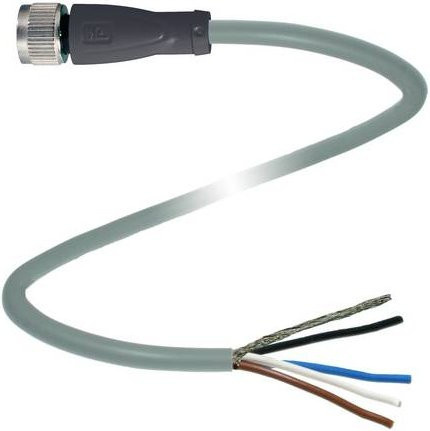 Pepperl+Fuchs 203534 Sensor-Aktor-Steckverbinder konfektioniert, 5-polig, grau, Länge: 5 m - Bild 1