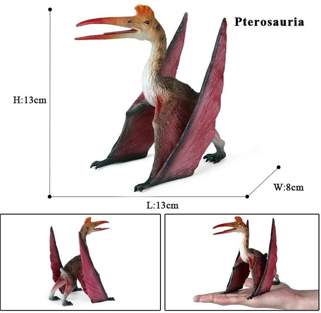 Oenux Jurassische Welt Quetzalcoatlus Ljahjas Pterodactyl Actionfigur Dinosaurier PVC ab 3-6 Jahre - Bild 1