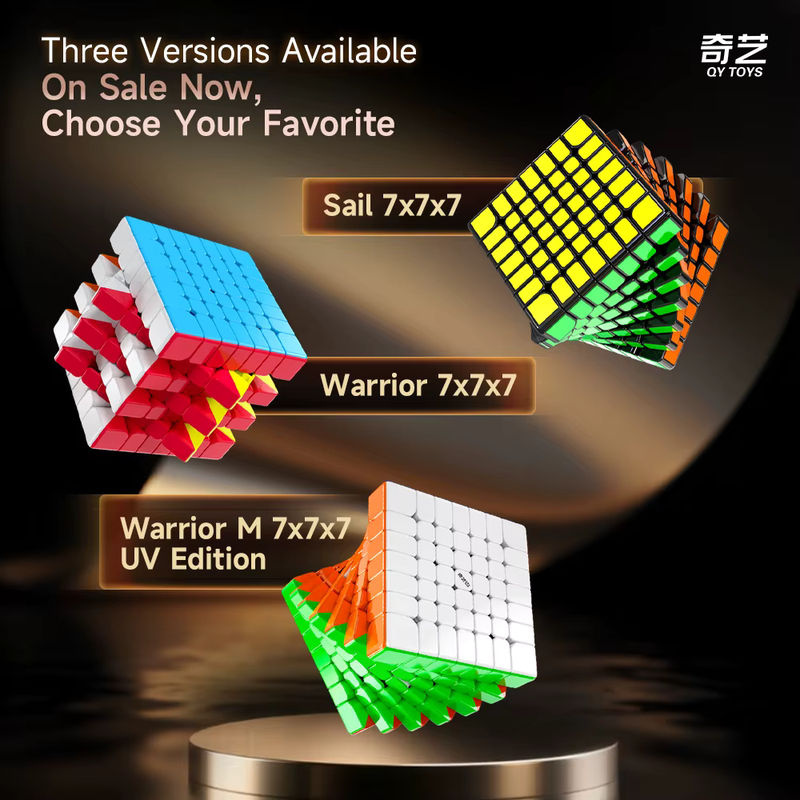 QiYi Krieger 7x7x7 Würfel, Speedcube, UV-beschichtet, ab 6 Jahren - Bild 4