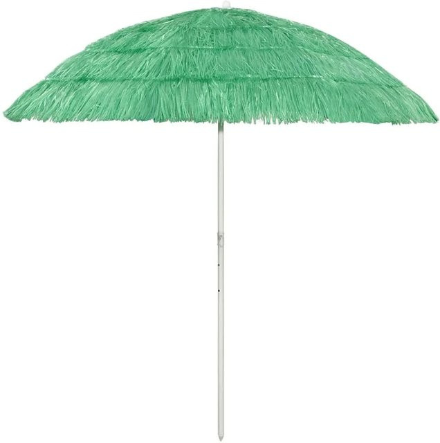 vidaXL Sonnenschirm Hawaii in Grün aus Polyester mit 240 cm Durchmesser - Bild 1
