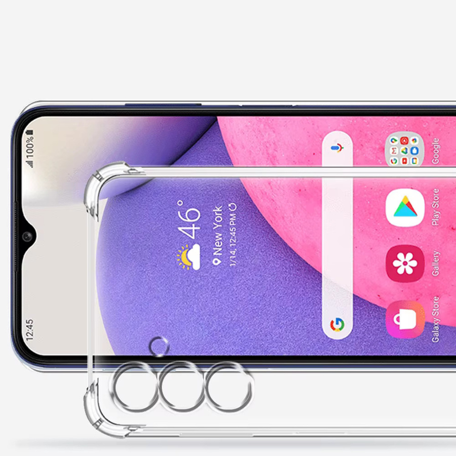 Stoßfeste transparente Schutzhülle für Samsung Galaxy A-Serie (A13 bis A73) - Bild 3