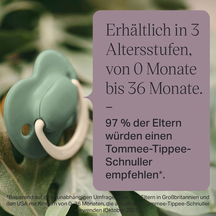 Tommee Tippee 2er-Pack Schnuller aus Latex in Multicolour für 18-36 Monate, BPA-frei und sterilisierbar - Bild 2