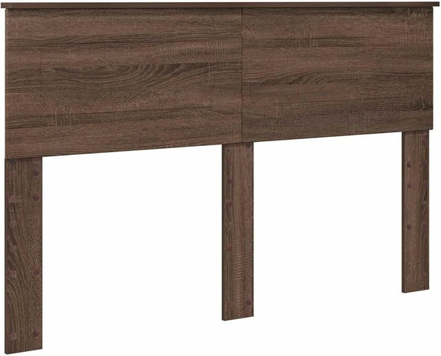 vidaXL Kopfteil aus Holzwerkstoff in Eiche Braun, Breite: 140 cm - Bild 1