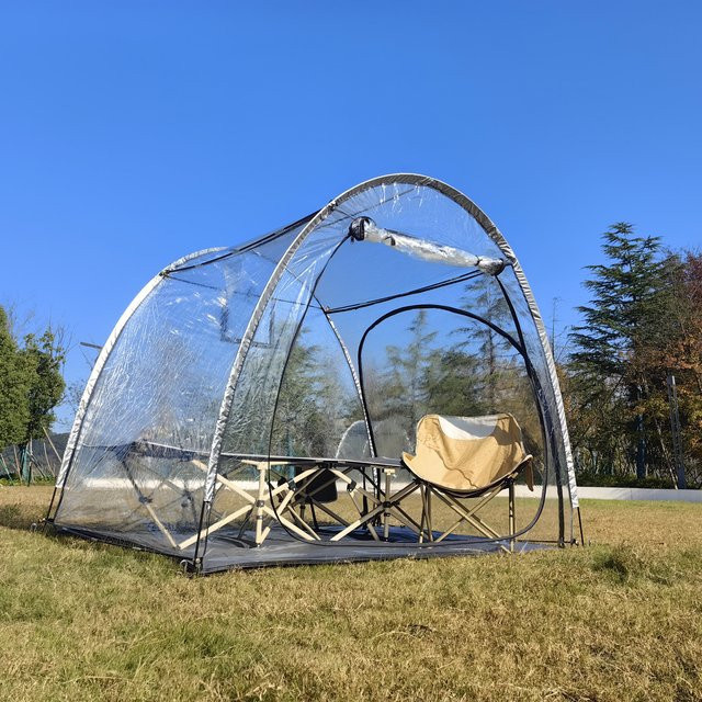 Transparentes Bubble-Zelt als wetterfestes Iglu-Zelt für 2-3 Personen, moderner Pavillon für die Terrasse - Bild 1