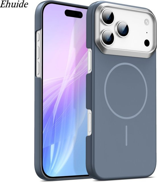 Magnetische Luxus Schutzhülle für Apple iPhone 17 Pro Max bis 16 Plus mit Big Window Lens Design und MagSafe Kompatibilität in Gold - Bild 1