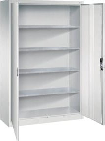 C+P Werkzeugschrank Acurado 7035/7035 in Grau und Weiß, abschließbar, B/T/H: 195 x 120 x 40 cm - Bild 1