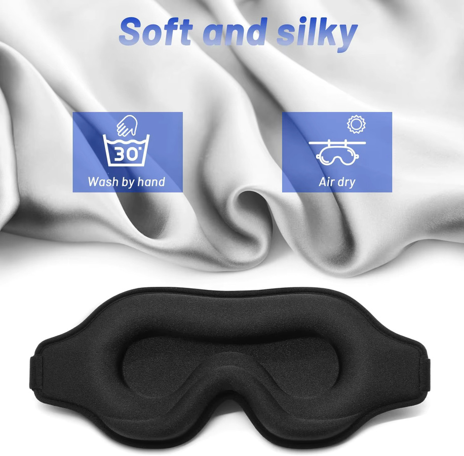 FODRK Schlafmaske, 3D-Augenbinde, Unisex - Bild 5