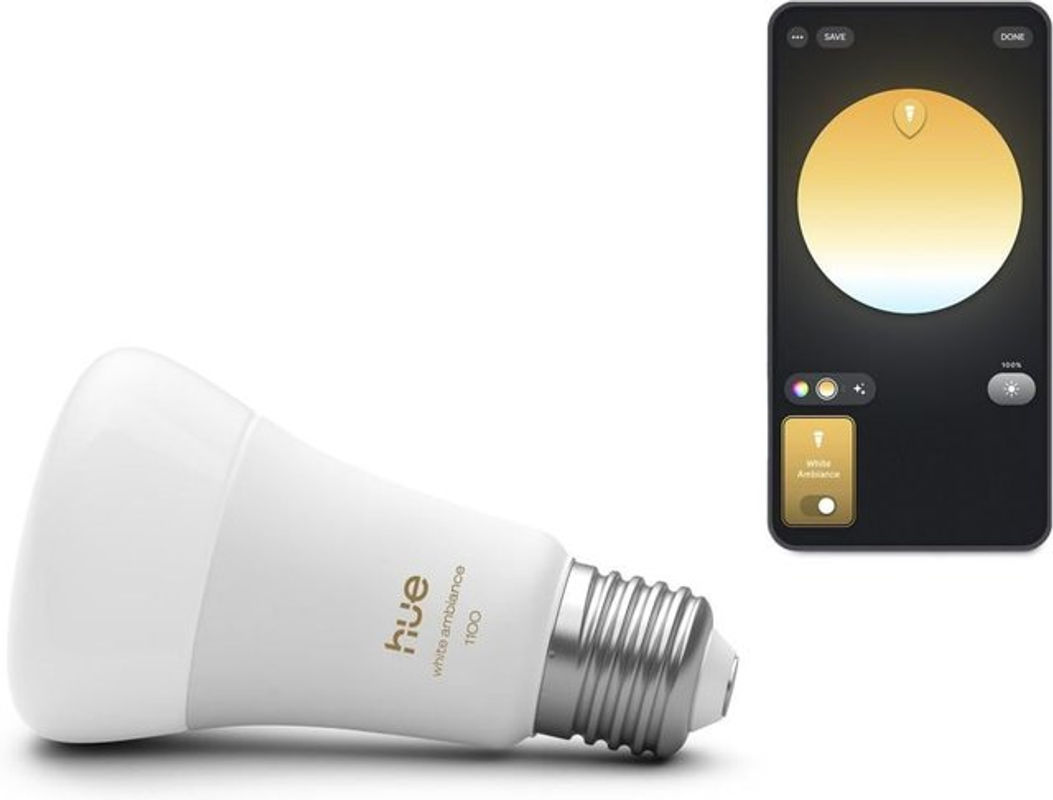 Philips Hue White Ambiance LED-Leuchtmittel E27 dimmbar Weiß - Bild 2